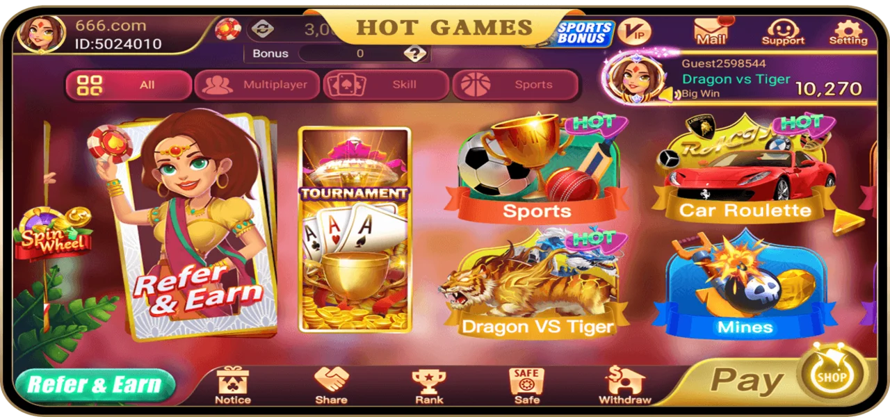 666 Rummy Entertainment App