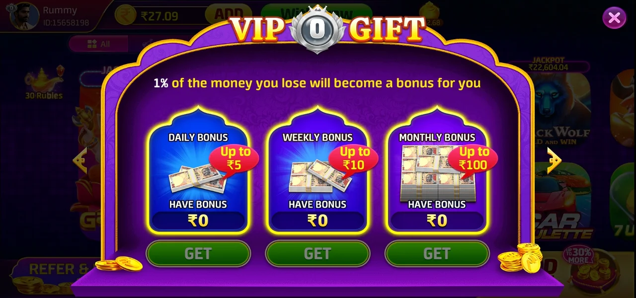 777 Slots VIP Features