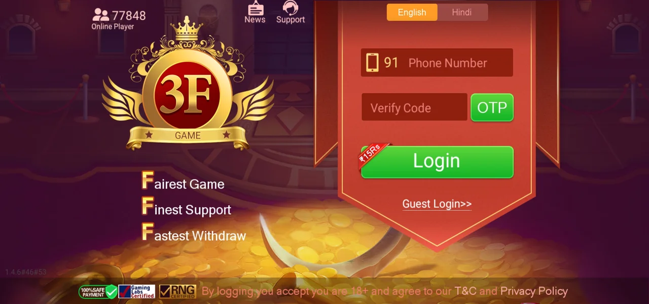 Game 3F Apk Sign Up