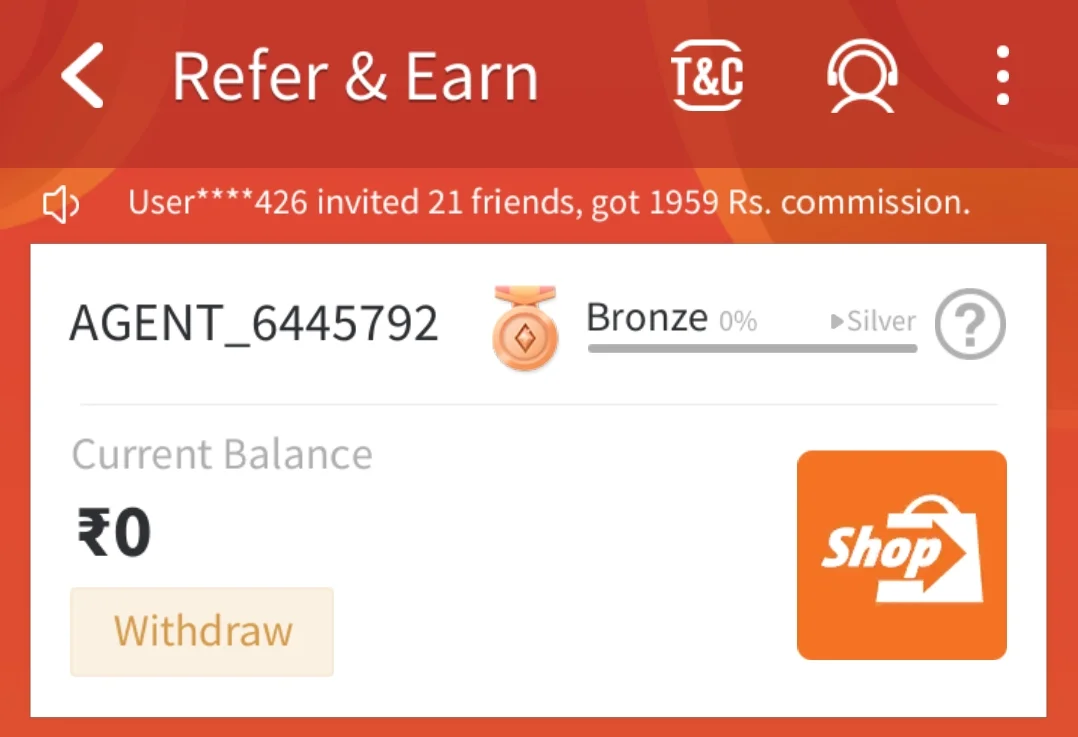 Alliance Rummy Refer & Earn