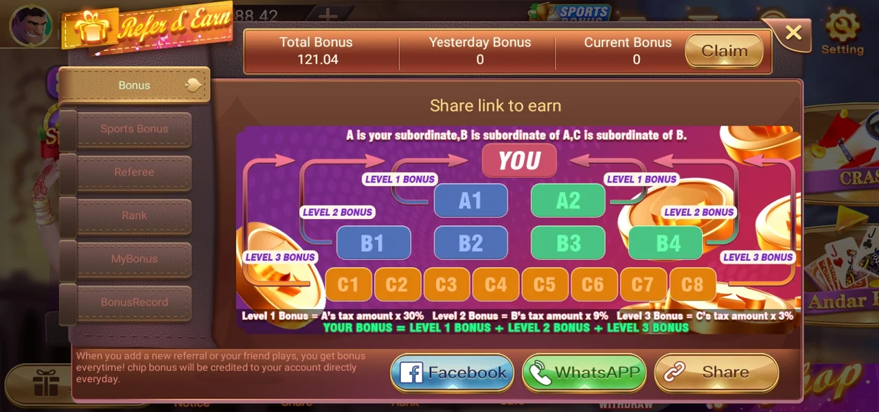 Rummy ARES Refer & Earn