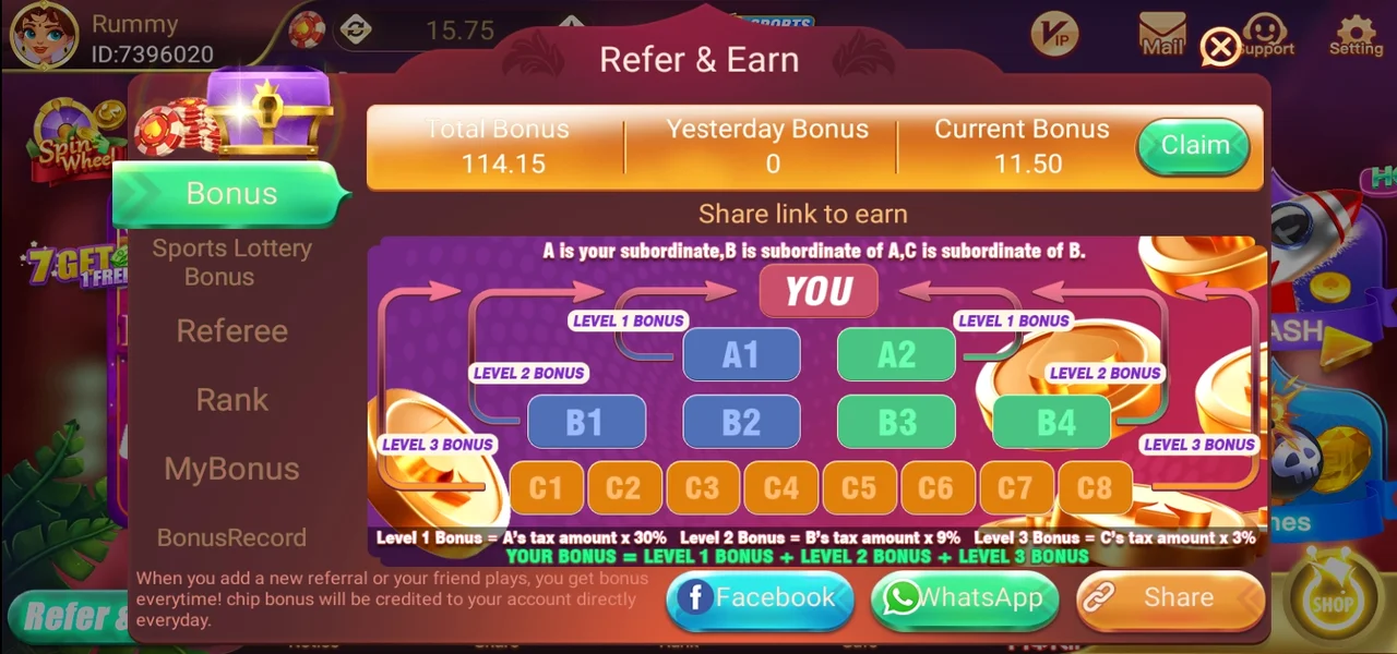 Rummy Best Refer & Earn