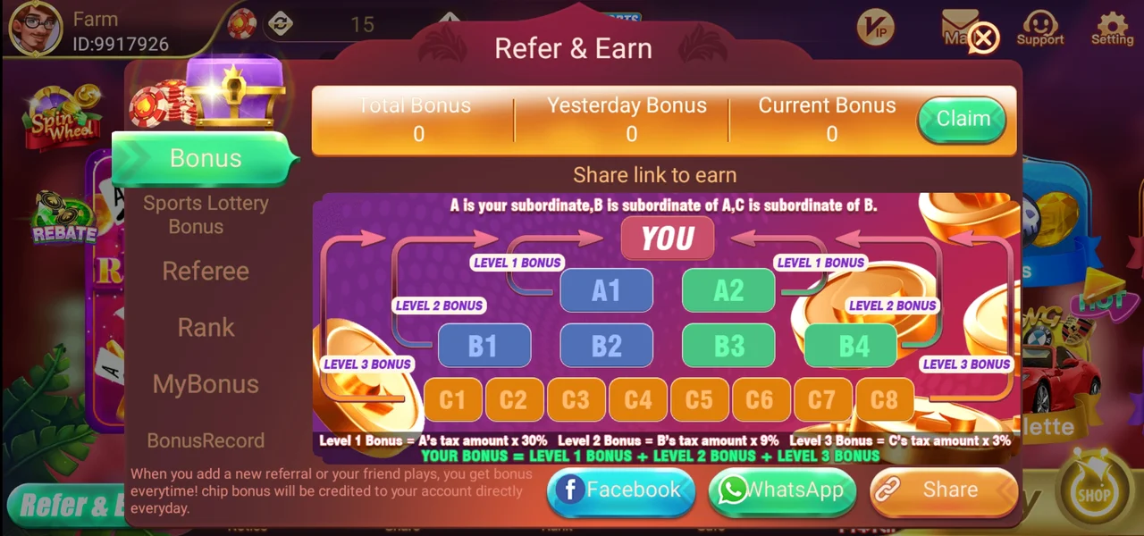 Rummy Farm Apk Refer Earn