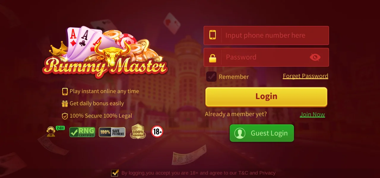 Rummy Master Apk Sign Up