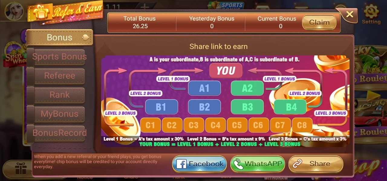 Rummy Moment Refer & Earn