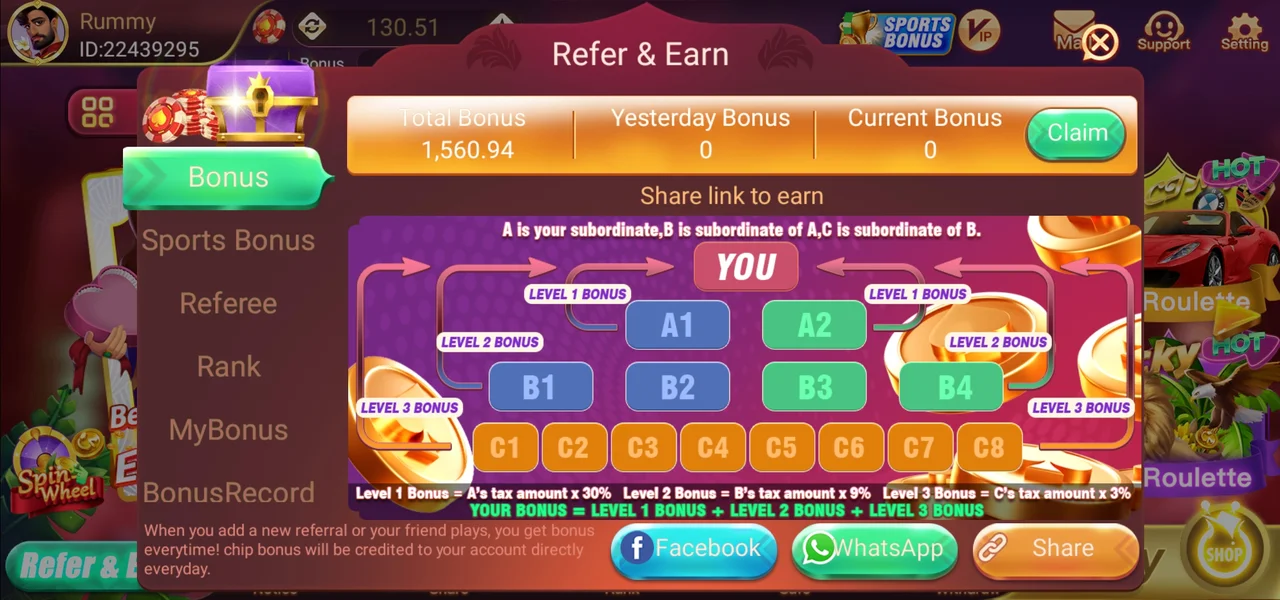 Rummy Nabob Refer & Earn