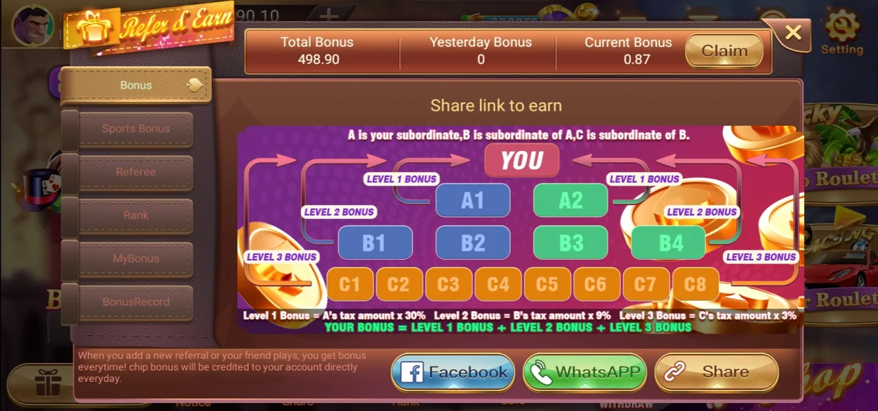 Rummy Pride Refer & Earn