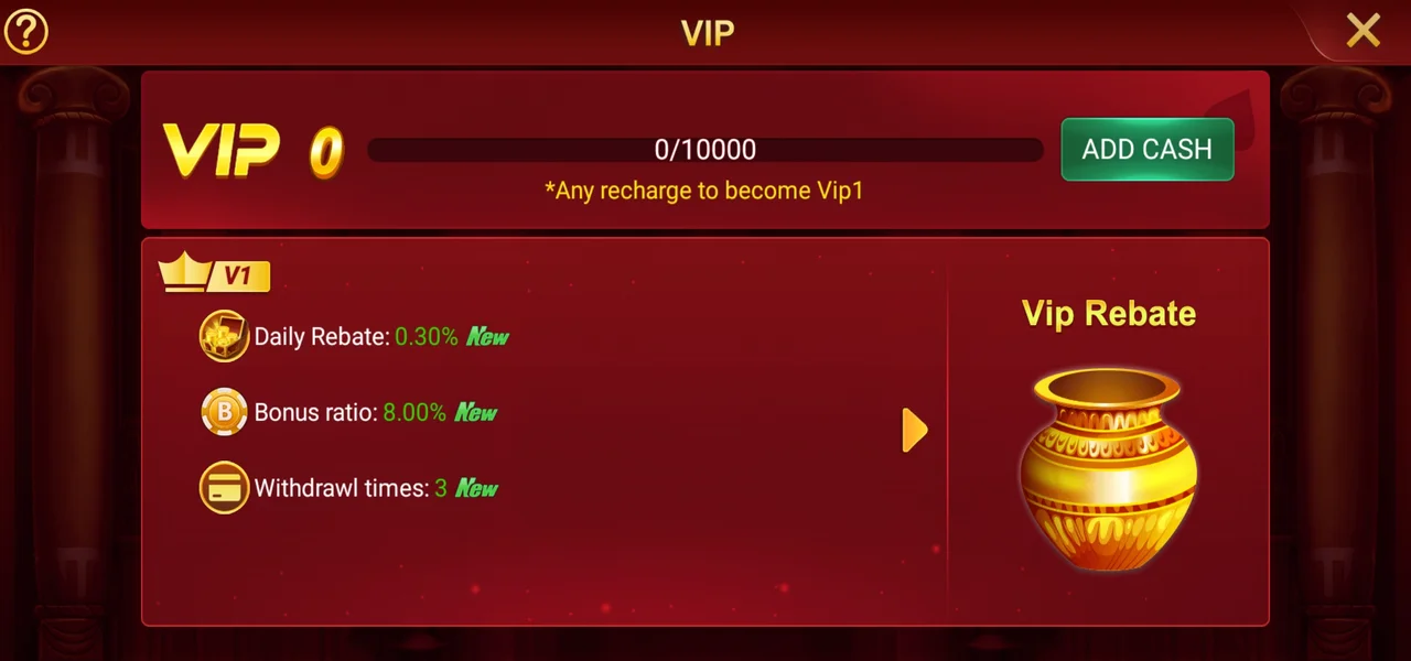 Teen Patti Lotus VIP Features