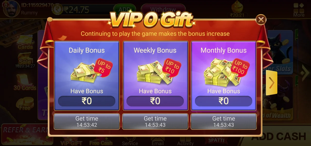 Teen Patti Master VIP Features